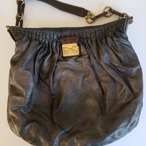 Marc by Marc Jacobs Gunmetal Leather handbag